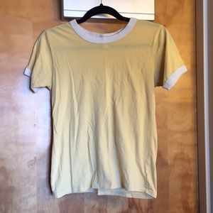 Yellow Ringer T-shirt